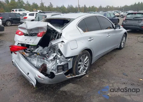2014 Infiniti Q50 Premium from USA, damaged, VIN JN1BV7ARXEM687992